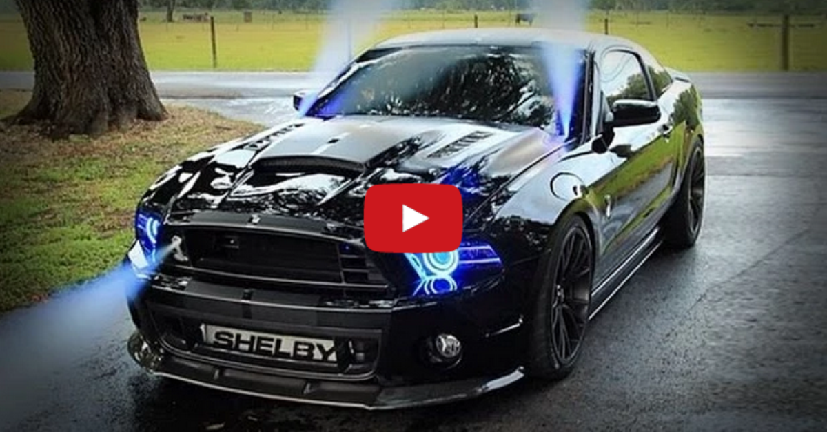 MODIFIED FORD MUSTANG SHELBY COBRA SPIT NITROUS  HOT CARS