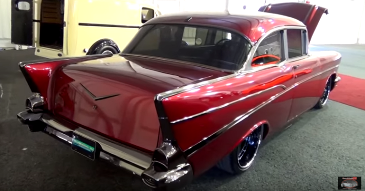 Candy Apple Red 1957 Chevy Project Deep South Hot Cars