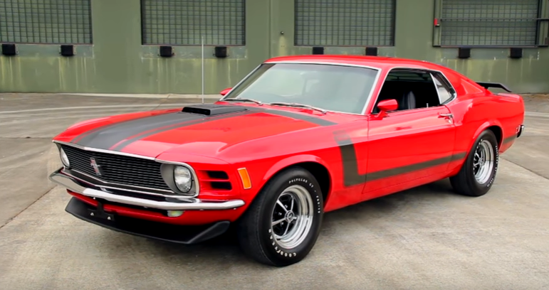 Image result for 1970 Ford mustang boss 302 red