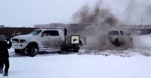 ford vs dodge tug of war