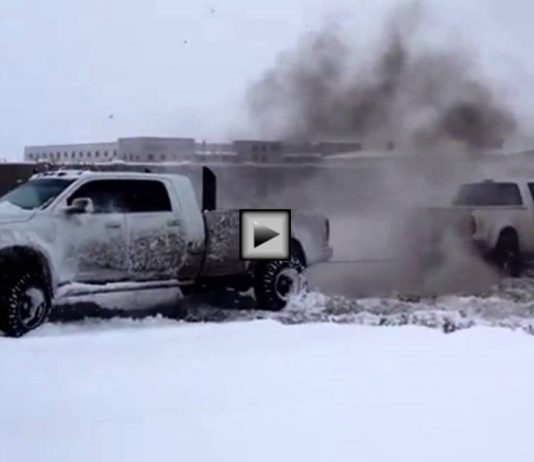 ford vs dodge tug of war