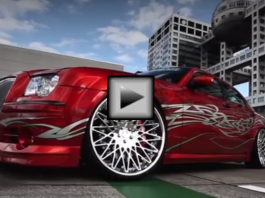 Chrysler 300c on 24 LF Wheels mopar car