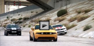 american muscle car drag race