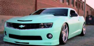 Ricardo s Minty Camaro SS american muscle car