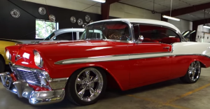 1956 Chevy BelAir Hot Rod American classic cars