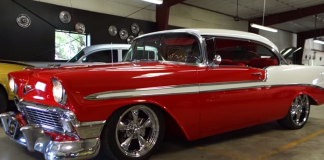 1956 Chevy BelAir Hot Rod American classic cars