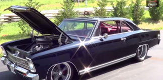 1966 Chevy II Pro Street Classic american muscle car