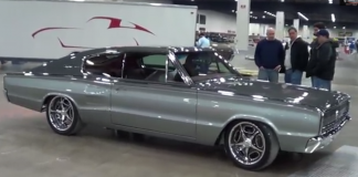1966 Dodge Charger Fastback Mopar muscle car
