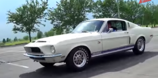 1968 Shelby GT500KR 428 Cobra jet V8 american muscle car