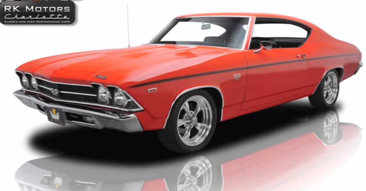 1969 Chevrolet Chevelle SS American muscle car