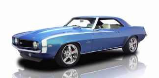 1969 Chevy Camaro Pro Touring american muscle car