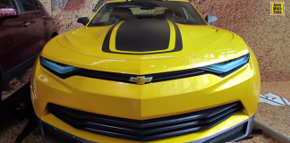 2015 Chevrolet Camaro Prototype from Transformers 4 american muscle car