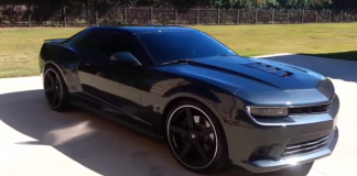Custom 2014 Chevy Camaro SS american muscle car