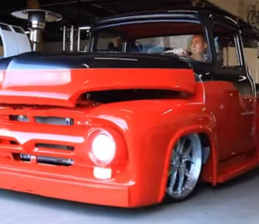 ford f100 custom american pick up truck