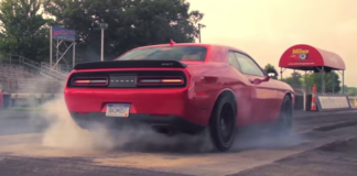 1414 Horsepower Twin 2015 Dodge Challenger SRT Hellcat Burnouts mopar muscle car