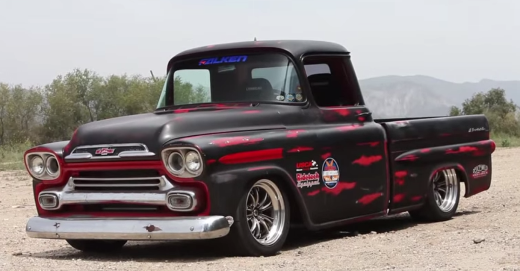 1959 Chevrolet Corner Carving Apache American pick up truck