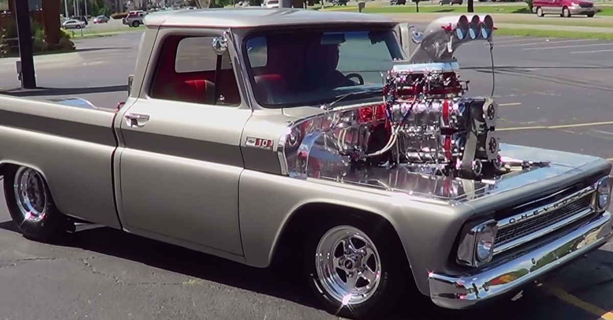 1965 chevy pick up twin supercharged american truck custom