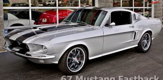 Supercharged 1967 Ford Mustang Fastback Resto mod american muscle car