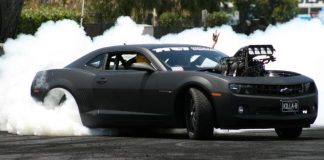 killa b blown camaro v8 burnout master american muscle car