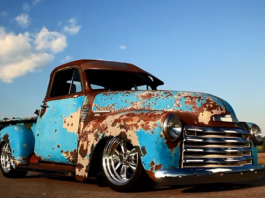 1951 Slammed 3100 Chevrolet Pick up Truck Hot Rod