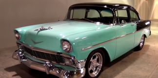 1956 Chevrolet 2 Dr Post Hot Rod amercan muscle cars