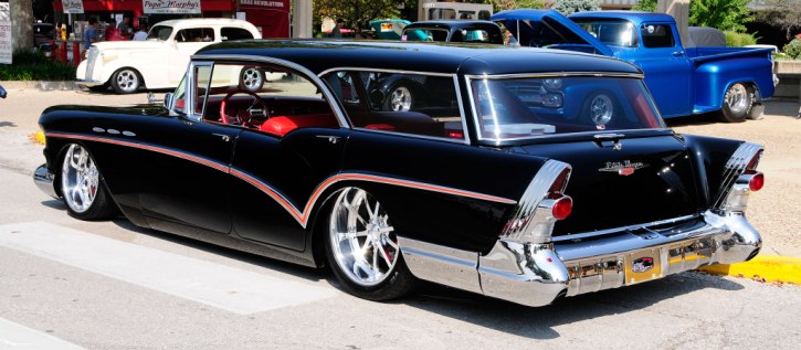 wicked 1957 buick rivera estate wagon custom hot cars hot cars