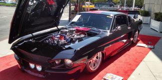 1968 mustang fastback gt500 custom black mamba american muscle car