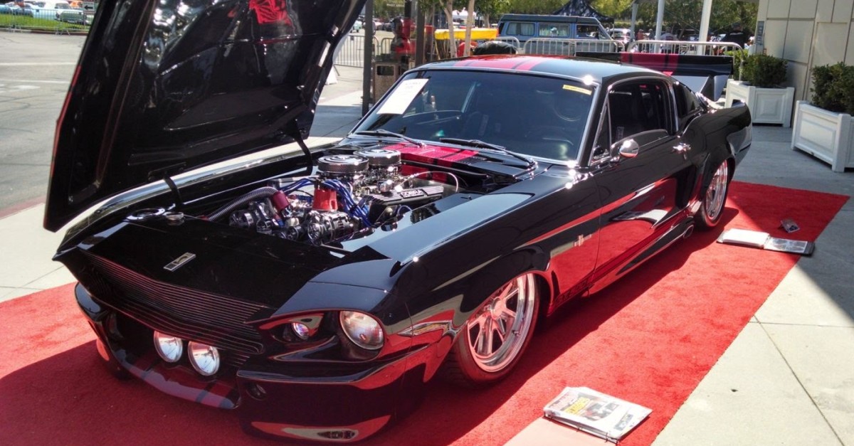 The Black Mamba 1968 Ford Mustang Fastback Classic American muscle car