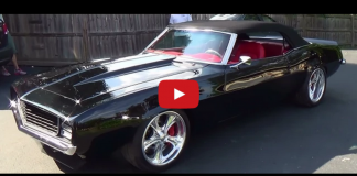 1969 chevy camaro convertibpel pro touring muscle car custom interior