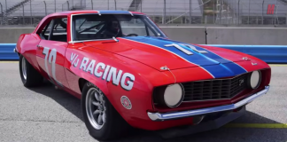 1969 Chevy Camaro Z 28 Trans Am Series Race Car