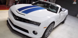 2011 Hennessey HPE600 Chevy Camaro Convertible muscle car