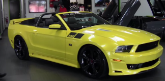 2014 Saleen 302 Black Label Supercharged Ford Mustang muscle car