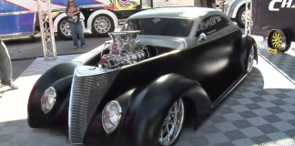 Custom 1937 Ford Five Window Coupe hot rod