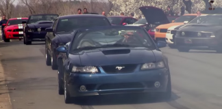 Ford Mustang SVt Cobra Burnouts