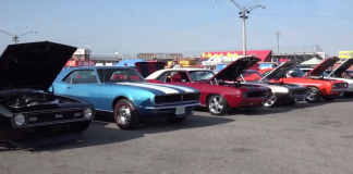 Super Chevy car show Memphis 2014 custom muscle cars