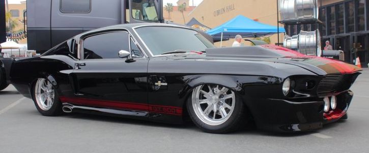 The Black Mamba 1968 Ford Mustang Fastback Classic American muscle car