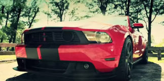 ford mustang gt shelby 500 muscle car vossen wheels
