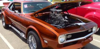 1968 Chevy Camaro custom street rod muscle car