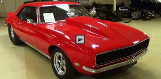 1968 chevy camaro ss rs pro street muscle car