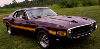 1969 Shelby GT500 Mustang 428 Cobra Jet Muscle Car