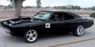 1968 dodge charger rt burnout and donuts