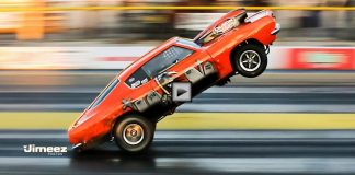 airborne 1968 plymouth cuda drag car cool wheelstand