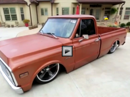 custom built chevy c10 pick up truck rat rod