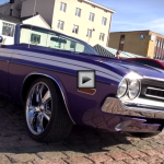 plum crazy purple 1971 Dodge Challenger 472 HEMI V8 Convertible