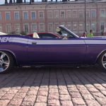 plum crazy purple 1971 Dodge Challenger 472 HEMI V8 Convertible muscle car
