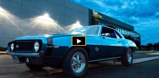 le mans blue 1969 chevy camaro dick harrell