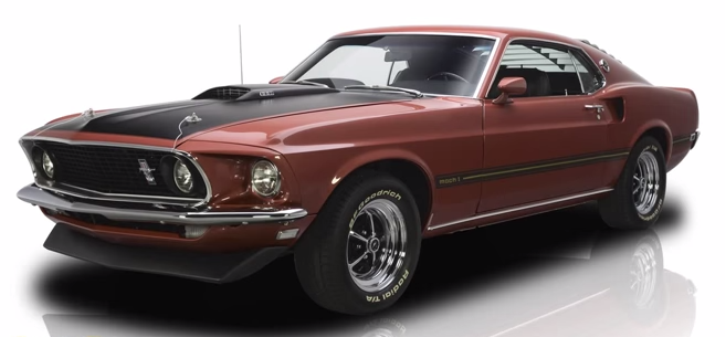 1969 ford mustang mach 1 fastback restored muscle car