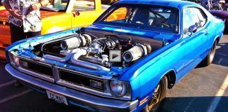 1971 Twin Turbo Dodge Demon street legal drag car