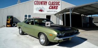 1972 dodge challenger 340 v8 muscle car