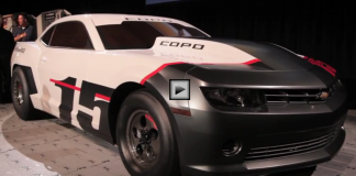 2015 Chevrolet Copo Camaro drag race special 2014 SEMA Show